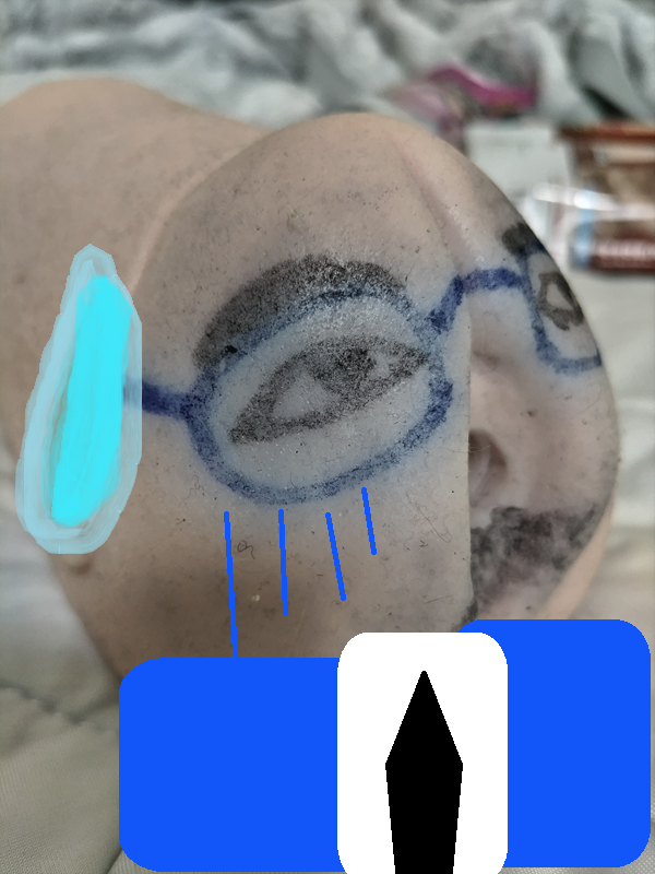 内海腰夫の上司の課長の汗